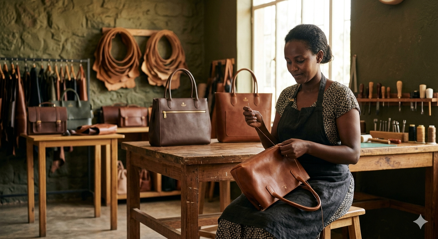 Premium Ethiopian Leather Luxury Bags